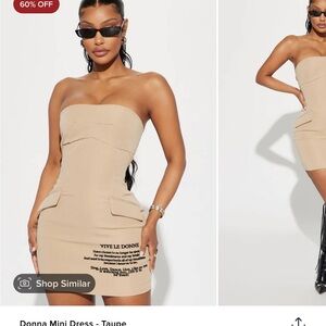 Fashion nova donna mini dress